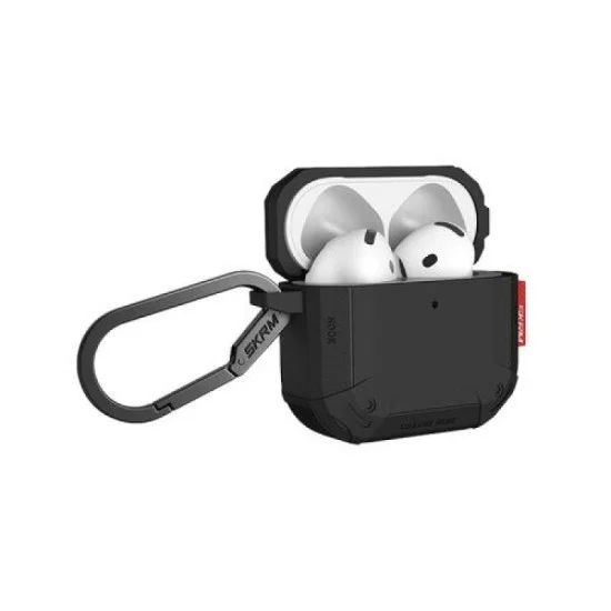 Cover Airpods 4 Mecha Ce Skinarma - Black